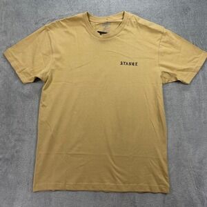 Stance T-Shirt Men Large Tan Calavera SS The Crew Tee Cotton